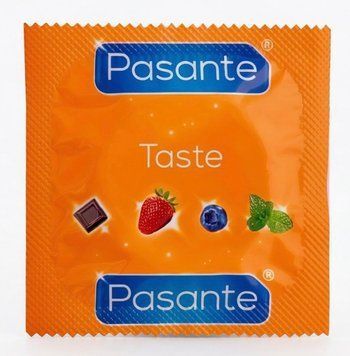 Презервативи Pasante Taste strawberry полуниця смакові презервативи 1 шт 76564 фото
