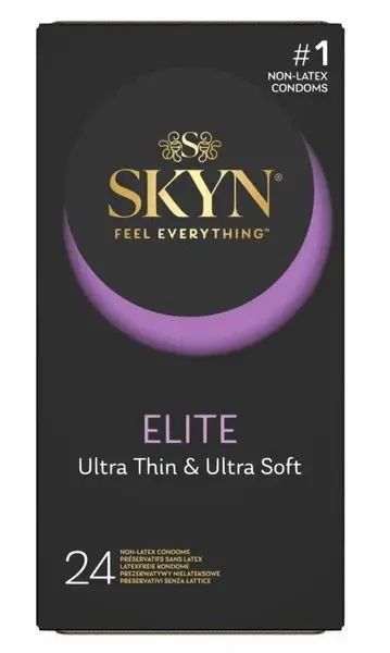 Презервативи SKYN Elite 24 шт ультратонкі безлатексні Скін