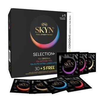 Презервативи Skyn Selection 30+5 безлатексні різні види Скін 222333 фото
