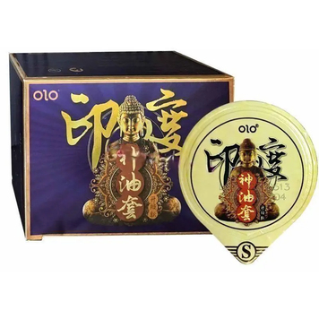 Презервативи OLO Blue Indian god oil 10 шт пролонгуючі 834 фото