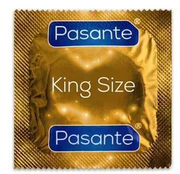 Широкі презервативи великого розміру Pasante King Size xl 1 шт 60 мм висока якість 7457 фото