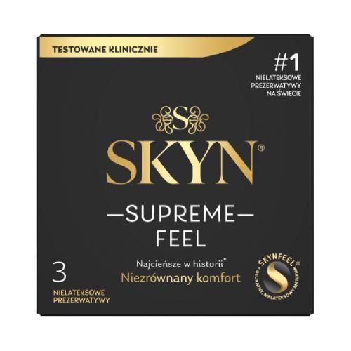 Презервативи Skyn Supreme 3 шт найтонші від Скін найбільші відчуття Новинка 222999 фото