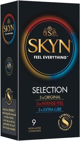 SKYN Selection Condoms 9 pcs &mdash; Various Types