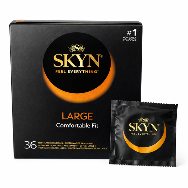 Презервативи Skyn Large 36 збільшений розмір XL  безлатексні 333555 фото