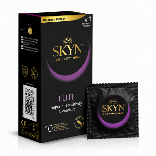 Skyn ELITE 10 штук ультратонкі безлатексні преміум презервативи 333666 фото