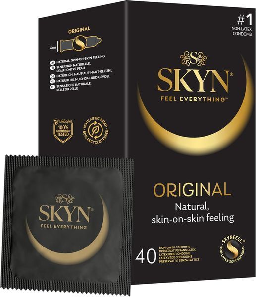 Презервативи Skyn Original 40 штук безлатексні преміум 333888 фото