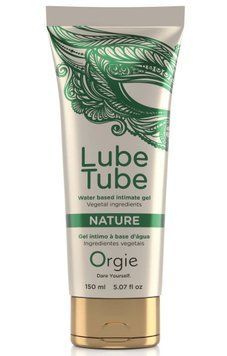Лубрикант на водній основі гель змаска Orgie Lube Tube Nature 150 мл натуральний склад з довгим ефектом ковзання 78856 фото