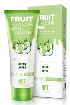 Смаковий лубрикант OLO Fruit Sweet secret оральний лубрикант з ароматом яблука гель змаска 574365 фото