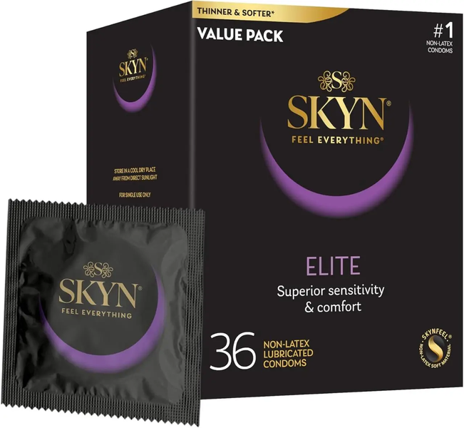 Презервативи Skyn Elite 36 штук ультратонкі 555000 фото