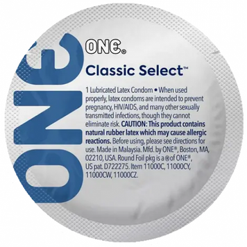 Презервативи ONE Classic Select класичні презервативи зі США 555333 фото