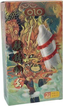 Презервативи з вусиками Olo Red Dragon 1 шт + Кулька 87542 фото