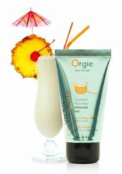 Съедобный лубрикант со вкусом коктейля Пена колода Orgie Lube Tube Pina Coloda 50 мл 76568 фото
