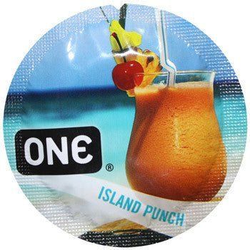 Презервативи ONE Flavor Waves Island Punch зі смаком коктейлю смакові презервативи 1 шт 555777 фото