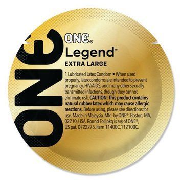 Презервативи ONE Legend XL 1 шт більшого розміру 8364 фото